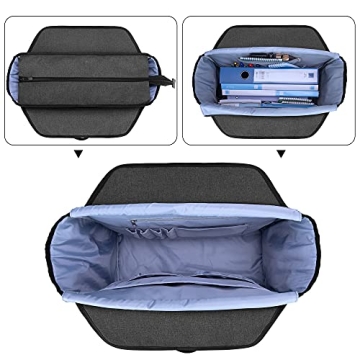 CURMIO Teacher Work Bag with Padded Laptop Sleeve