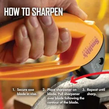Smith’s Axe & Machete Sharpener - Durable Manual Tool