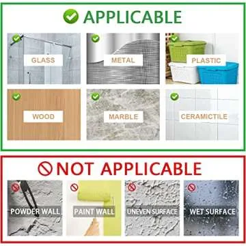 Durable PMMASTO Self Adhesive Hooks for Home Organization