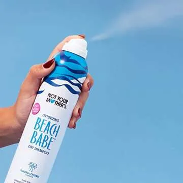 Not Your Mother's Beach Babe Dry Shampoo (2-Pack) - 7 oz Dry Shampoo - Instantly Absorbs Oil - Hair Essentials for All Hair Types