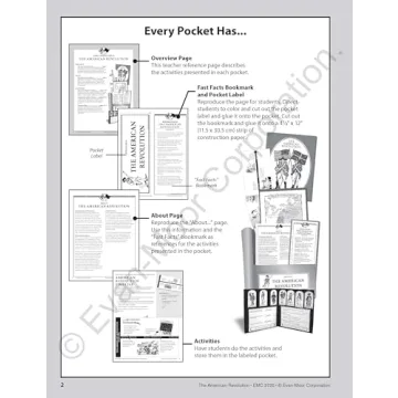 Evan-Moor History Pockets American Revolution Learning