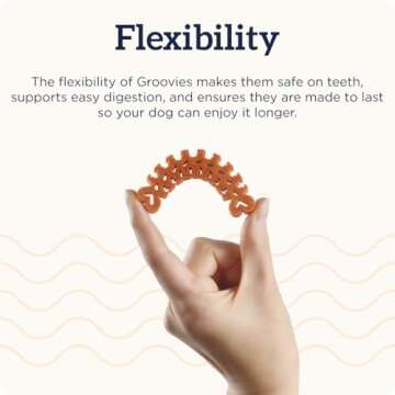 Groovies Original Dog Dental Chew 27oz Small (96 Chews)