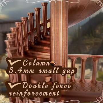 JstFrU DND Dice Tower with Tray for Tabletop Fun