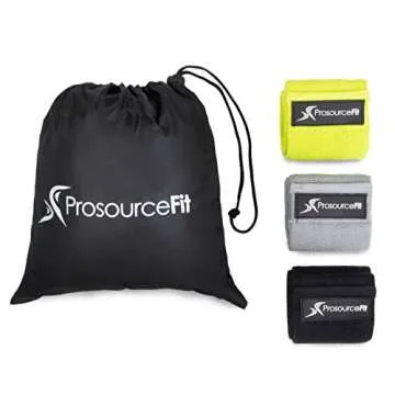 ProsourceFit Anti-Slip Fabric Resistance Bands for Fitness