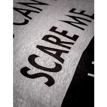 Ann Arbor T-shirt Co. You Can't Scare Me, I Have Three Daughters Funny Dad Daddy Joke Men T-Shirt - X-Large, Vintage Grey