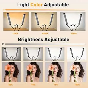 mcwdoit Adjustable Lash Light for Eyelash Extensions