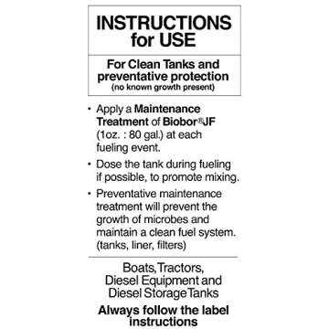 BIOBOR JF Diesel Fuel Additive: Highly Effective Fuel Biocide Supplement, Prevents Corrosion of Fuel Tanks, Increases Lubricity, Dual Phase Chemistry | 32 Ounce, (BB32EZ01US)