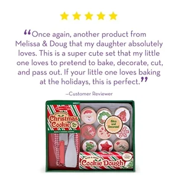 Melissa & Doug Holiday Cookie Play Set for Kids