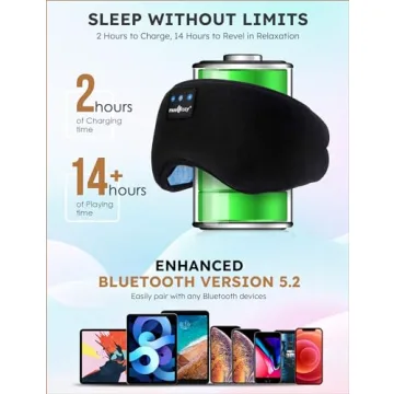 MUSICOZY Sleep Headphones - Ultimate Comfort & Sound