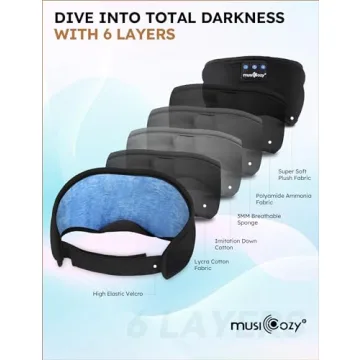 MUSICOZY Sleep Headphones - Ultimate Comfort & Sound