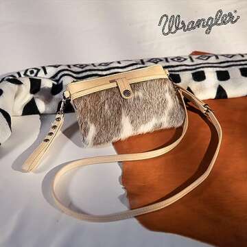 Wrangler Clutch Wristlet Purse Western Crossbody Bags for Women WG84-181TN