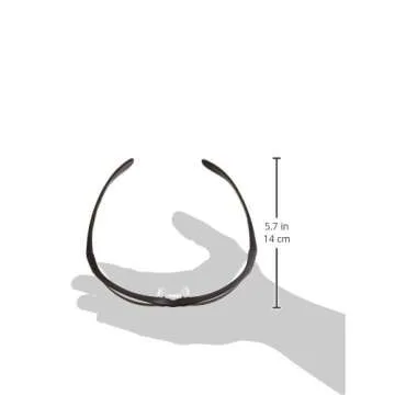 Howard Leight by Honeywell Vapor II Sharp-Shooter Shooting Glasses, Clear Lens (R-01535)