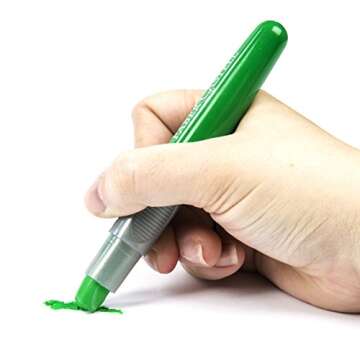 Faber-Castell Gel Crayons: 12 Jumbo Gel Crayons in Durable Storage Case: Toddler Art Supplies for Coloring and Kids Drawing, Twistable Crayons for Arts and Crafts for Kids Ages 3-4+