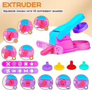 Dough Tool Sets for Kids Toddlers - Creative Play Accessories with Storage Box