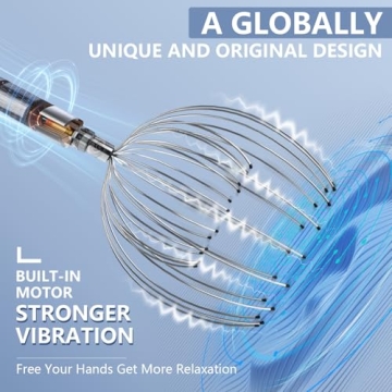 Winyoung Electric Scalp Massager 20-Finger Design Stress Relief