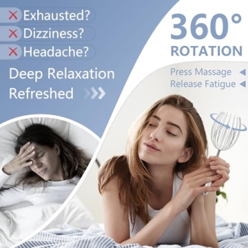 Winyoung Electric Scalp Massager 20-Finger Design Stress Relief