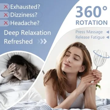 Winyoung Electric Scalp Massager 20-Finger Design Stress Relief