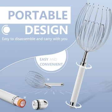 Winyoung Electric Scalp Massager 20-Finger Design Stress Relief