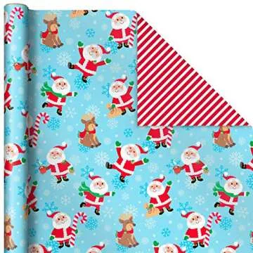 Hallmark Reversible Holiday Wrapping Paper Set - 120 sq. ft.