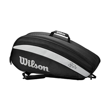 Wilson Roger Federer Team 6 Pack Tennis Bag Black