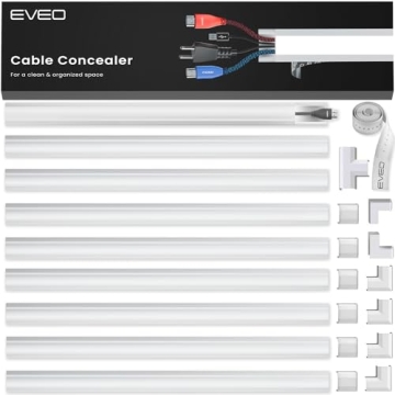 Cord Hider 153in - Paintable Cable Covers - Enhance Home Aesthetics