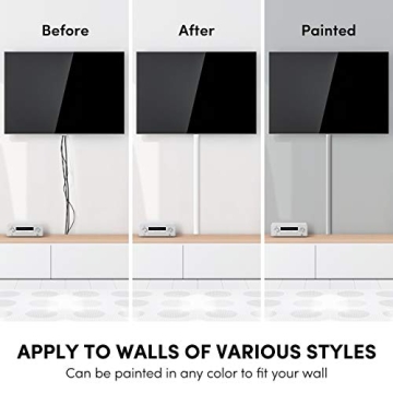 EVEO Cable Concealer for Easy Wire Management