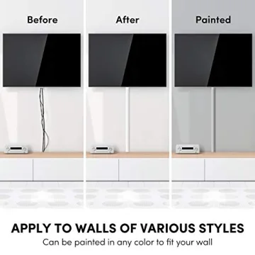 EVEO Cable Concealer for Easy Wire Management