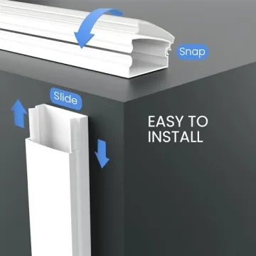 EVEO Cable Concealer for Easy Wire Management