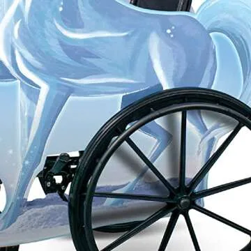 Frozen Nokk Adaptive Wheelchair Cover for Kids; Official Disney Frozen Rolling Costume for Wheelchair