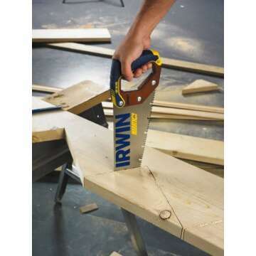 IRWIN 15-Inch Coarse Cut Hand Saw with ProTouch