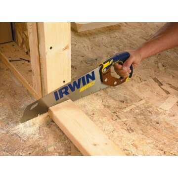 IRWIN 15-Inch Coarse Cut Hand Saw with ProTouch