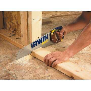 IRWIN 15-Inch Coarse Cut Hand Saw with ProTouch