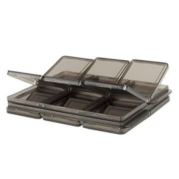 Acuvar 12 Slot SD Memory Card Case for Easy Storage and Protection