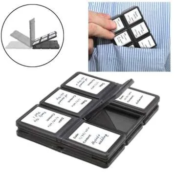 Acuvar 12 Slot SD Memory Card Case for Easy Storage and Protection