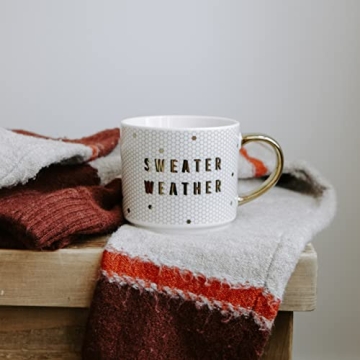 Elegant Gold Handle Honeycomb Coffee Mug for Gifts