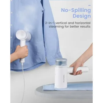 BEAUTURAL Steamer for Clothes, Foldable Handheld Clothing Wrinkles Remover for Garments, 30-Second Fast Heat-up, Portable Fabric Steamer for 120V Countries, Not for Use in 220V Such as Europe