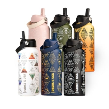 Wondery National Parks Water Bottle with Stickers, 32 oz