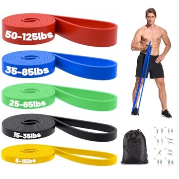 Powerful WSAKOUE Pull-Up Assistance Bands for All Fitness Levels