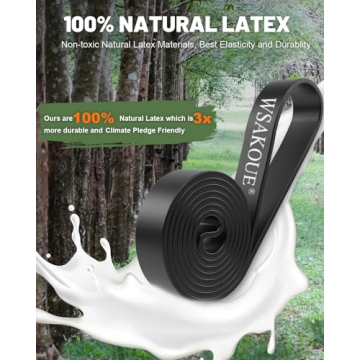 Powerful WSAKOUE Pull-Up Assistance Bands for All Fitness Levels