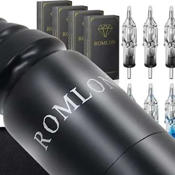 Romlon Wireless Rotary Machine Kit with 80 Cartridges