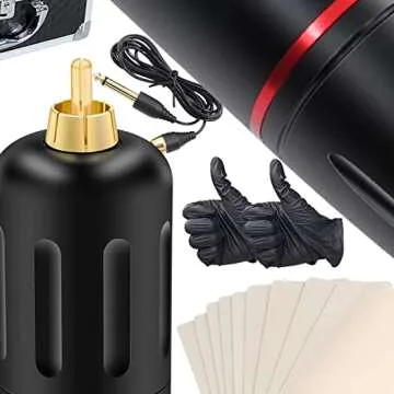 Romlon Wireless Rotary Machine Kit with 80 Cartridges