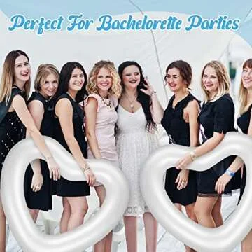 Heart Shaped Pool Float - Stylish Inflatable Ring