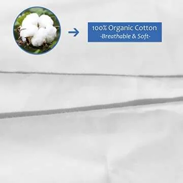 Precoco White Pillow Cases Standard Size Set of 4 | 100% Cotton Pillowcases with Zipper Hidden | Premium Cooling Decorative Pillow Covers with 600 Thread Count, Soft & Smooth, 20x26 inches