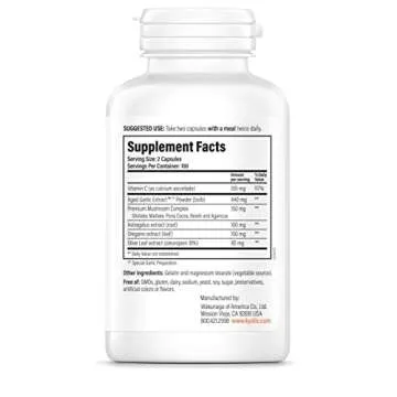 Kyolic Aged Garlic Extract Formula 103 Immune Support, 200 Capsules (Packaging May Vary)