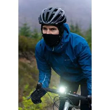 SEALSKINZ Unisex Beetley Waterproof All Weather Head Gaitor, L/XL, Black