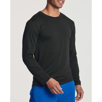 Men’s Long Sleeve Active Shirts 4 Pack - UV Protection