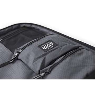 Gruv Gear Drum Stick Bag (QUIVR-TR-BLK),Black