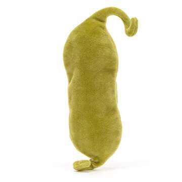 Jellycat Vivacious Vegetable Pea Plush Toy - 7 Inches
