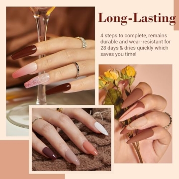 AZUREBEAUTY 29 Pcs Dip Powder Nail Kit for Vibrant Nails