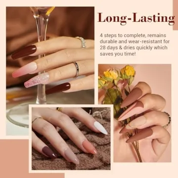 AZUREBEAUTY 29 Pcs Dip Powder Nail Kit for Vibrant Nails